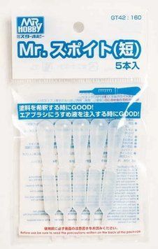 Пипетка Mr. Dropper (short type) 5 pcs/1 package Mr.Hobby GT42 GT42 фото