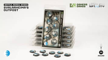 Декорована основа (Круг) - Свалархейм (Infinity) (25 мм / 8 шт) GamersGrass GGB-SOR25 GGB-SOR25 фото