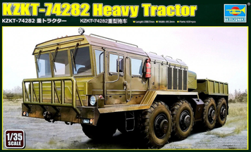 Радянська вантажівка 1/35 КЗКТ-74282 &laquo;Русич&raquo; Trumpeter 01090 , збірна модель вантажівка КЗКТ Трумпетер TR01090 фото