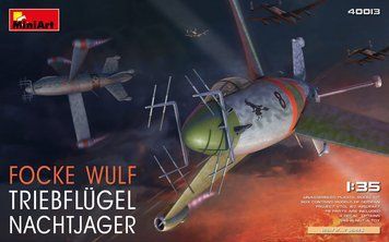 Німецький дослідний нічний винищувач 1/35 Focke-Wulf Triebfl&uuml;gel Nachtjager MiniArt 40013 , збірна модель MA40013 фото