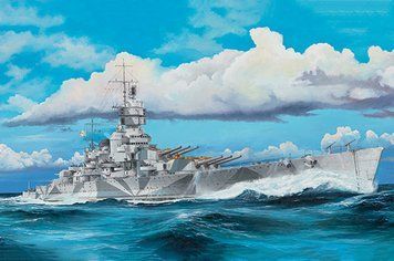 Итальянский линкор 1/350 RN Vittorio Veneto 1940 Trumpeter 05320 , сборная модель Витторио Венето TR05320 фото