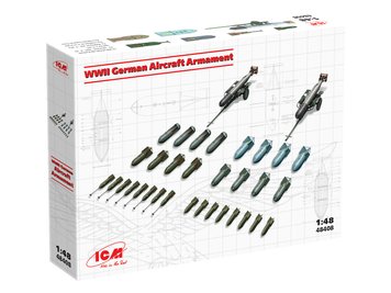 Збірна модель ICM 1/48 Німецьке авіаційне озброєння 2 СВ (48408) ICM48408 фото