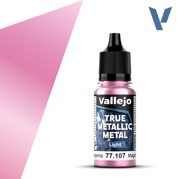 Акриловая краска Багрово-малиновый Светлый тон (Crimson Magenta Light) Vallejo True Metallic Metal VAL 77107 VAL 77107 фото