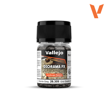 Матеріал для діорам Текстури Ландшафту Гранітний сірий 2-5 мм (Granite Grey) Vallejo VAL 26309 VAL 26309 фото
