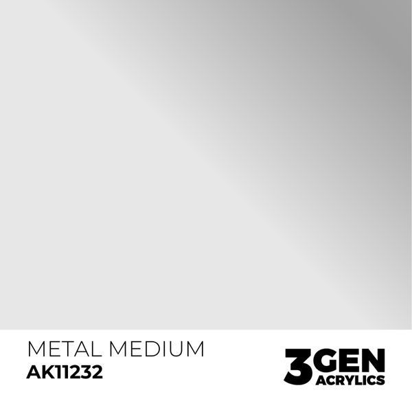 Рідина для створення металевого ефекту 17 мл (Metal Medium Auxiliary) AK-Interactive AK11232 AK11232 фото