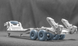 Набор деформированных колес 1/72 для ЧМЗАП-5247Г (Trumpeter, Takom) Scale X WM-72007W , набор деталировки WM-72007W фото 5