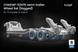 Набор деформированных колес 1/72 для ЧМЗАП-5247Г (Trumpeter, Takom) Scale X WM-72007W , набор деталировки WM-72007W фото 1