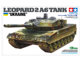 Німецький основний бойовий танк 1/35 Leopard 2 A6 Збройних сил України Tamiya 25207 , збірна модель Тамія TAM25207 фото