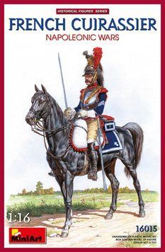 Французький кірасир 1/16 (French Cuirassier. Napoleonic Wars) MiniArt 16015 , збірна модель владника Мініарт MA16015 фото