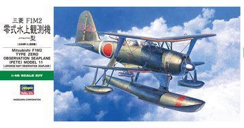 Збірна модель 1/48 японський розвідник Mitsubishi F1M2 Type Zero (Pete) Model 11 Hasegawa HS19196 фото
