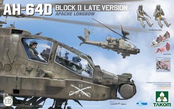 Сборная модель Вертолёт 1/35 AH-64D ATTACK HELICOPTER Апач LONGBOW BLOCK II LATE VERSION Таком 2608 2608 фото