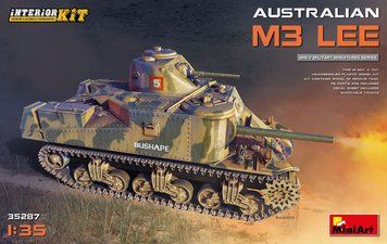 Австралийский средний танк 1/35 M3 Lee Interior Kit MiniArt 35287 , сборная модель танк Ли Миниарт MA35287 фото