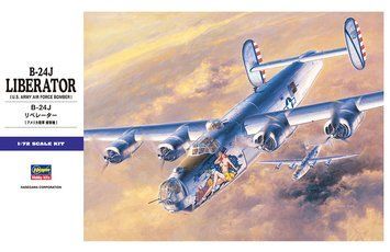Збірна модель 1/72 американський бомбардувальник B-24J Liberator Hasegawa 01559 HS01559 фото