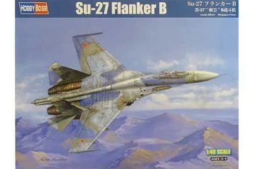 Збірна модель 1/48 радянський винищувач Su-27 Flanker B HobbyBoss HB81711 HB81711 фото
