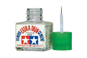 Клей для моделей Tamiya Рідкий 40мл Extra-Thin Cement 87038 TAM87038 фото