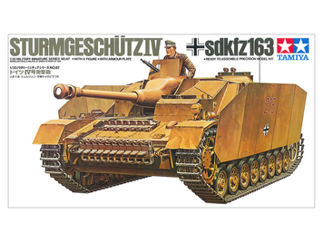 Немецкий истребитель танков 1/35 Sturmgesch&uuml;tz IV Sd.Kfz. 163 Tamiya 35087 , сборная модель пт-сау штуг Тамия TAM35087 фото