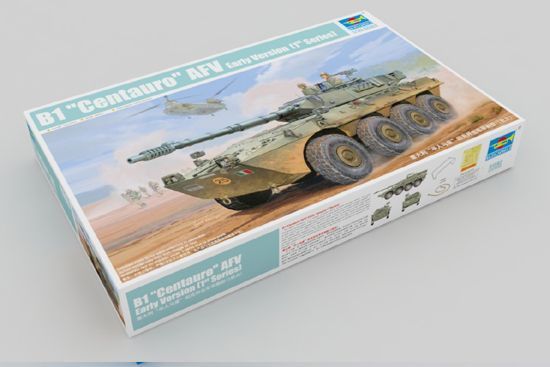 Італійський винищувач танків 1/35 B1 Centauro Early (1st Series) Trumpeter 01562 , збірна модель Центавр TR01562 фото