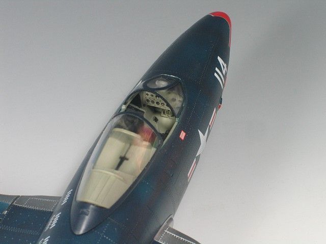 Американський палубний винищувач 1/48 Grumman F9F-3 Panther Trumpeter 02834 , збірна модель винищувач Пантера TR02834 фото