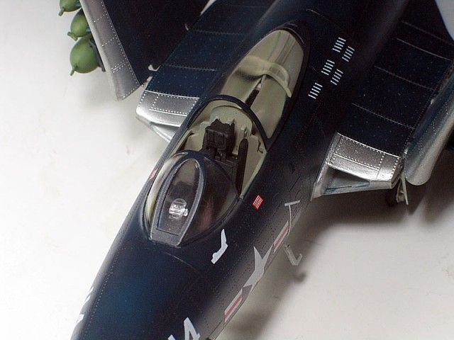 Американський палубний винищувач 1/48 Grumman F9F-3 Panther Trumpeter 02834 , збірна модель винищувач Пантера TR02834 фото