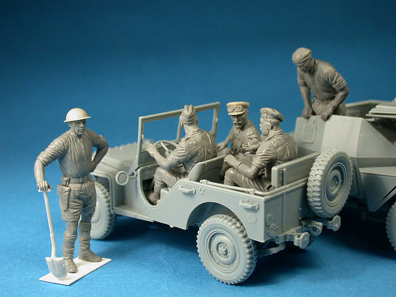 Британский автомобильный экипаж 1/35 Специальное издание MiniArt 35469 , сборная модель Миниарт MA35469 фото