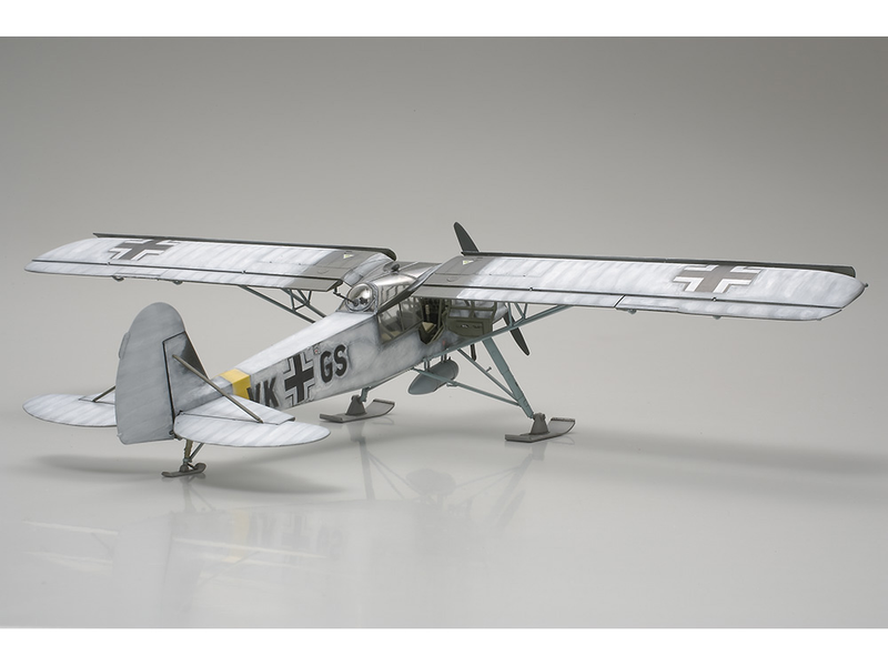 Німецький розвідник 1/48 Fieseler Fi 156C Storch Tamiya 61100 , збірна модель літак Фізлер Тамія TAM61100 фото