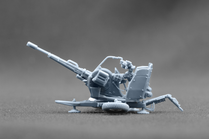 Радянська зенітна установка 1/72 ЗУ-23-2 з броньованими щитами Scale X SM-72201 , збірна модель ЗУ Скейл Х SM-72201 фото