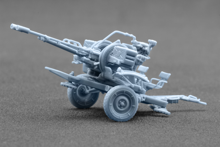 Радянська зенітна установка 1/72 ЗУ-23-2 з броньованими щитами Scale X SM-72201 , збірна модель ЗУ Скейл Х SM-72201 фото