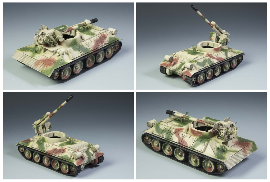 Сирійська самохідна гаубиця 1/35 Т-34/122 (Д-30 на базі Т-34) Rye Field Model RM-5030 , збірна модель РФМ RM-5030 фото
