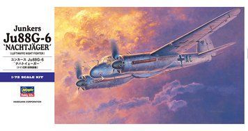 Німецький бомбардувальник 1/72 Junkers Ju 88 G-6 "Nachtj&auml;ger" Hasegawa 01562 , бомбардувальника Хасегава HS01562 фото