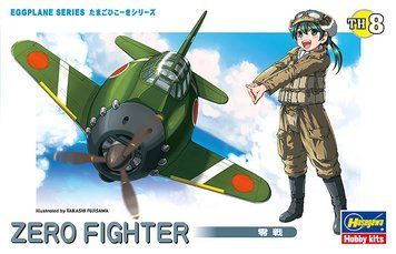 Збірна модель 1/EGG японський винищувач Egg Plane Zero Fighter Hasegawa 60118 HS60118 фото