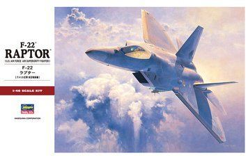 Збірна модель 1/48 американський винищувач F-22 Raptor Hasegawa 07245 HS07245 фото