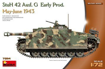 Немецкая САУ Штуг 42 1/72 (Stuh 42 Ausf G Early Prod) MiniArt 72114 , сборная модель сау штуг 42 Миниарт MA72114 фото