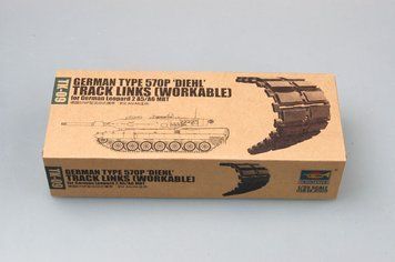 Німецькі траки 1/35 Type 570P 'Diehl' для Leopard 2 A5/A6 Trumpeter 02039 , набір деталювання Трумпетер TR02039 фото