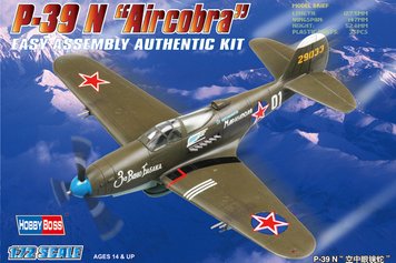 Збірна модель 1/72 Американський винищувач Bell P-39 N Airacobra HobbyBoss 80234 HB80234 фото