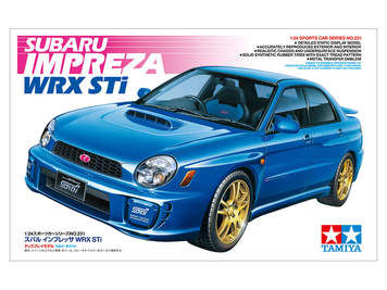 Японський автомобіль 1/24 Subaru Impreza WRX STI 2001 Tamiya 24231 , збірна модель Субару Імпреза Тамія TAM24231 фото