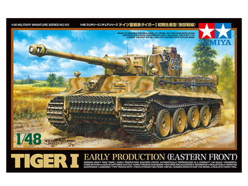 Німецький важкий танк 1/48 Tiger I Early (Eastern Front) Tamiya 32603 , збірна модель танк Тигр Тамія TAM32603 фото