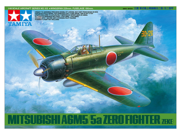 Японський винищувач 1/48 Mitsubishi A6M5/5a Zero Fighter (Zeke) Tamiya 61103 , збірна модель Мітцу Тамія TAM61103 фото