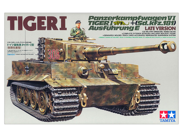 Немецкий тяжёлый танк 1/35 Tiger I Ausf.E Late Tamiya 35146 , сборная модель танк Тигр Тамия TAM35146 фото