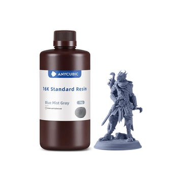 Фотополимерная смола ANYCUBIC Standard Resin 16K - Синеватый серый туман (Blue Mist Gray) 1 л SHDBZGY-10 фото