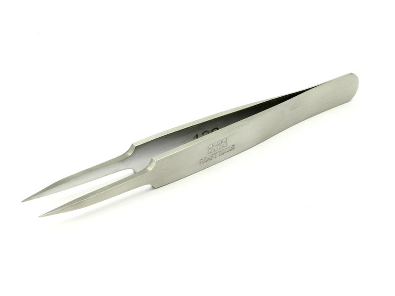Прямий пінцет (HG Straight Tweezers) Tamiya Craft Tools 74048 TAM74048 фото