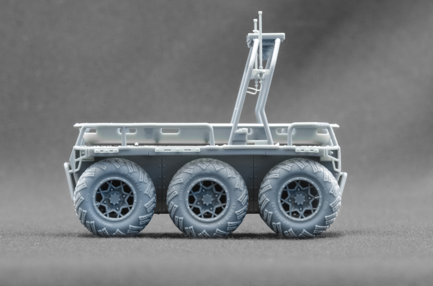 Український наземний дрон 1/35 UGV Ratel H Tow Vehicle Scale X VG-35011 , збірна модель Ратель Скейл Х VG-35011 фото