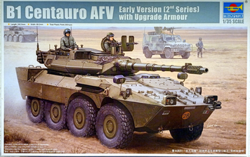 Итальянский истребитель танков 1/35 B1 Centauro Early (2nd Series) Trumpeter 01564 , сборная модель Центавр TR01564 фото