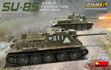 Радянська протитанкова САУ 1/35 СУ-85 (SU-85 Early Prod) MiniArt 35204 , збірна модель Мініарт MA35204 фото