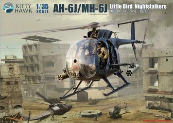 Сборная модель 1/35 Вертолет AH-6J / MH-6J "Little Bird" Zimi 50003 KH50003 фото