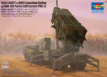 Американский ЗРК 1/72 M983 HEMTT & M901 of MIM-104F (PAC-2) Trumpeter 07158 , сборная модель Патриот Трумпетер TR07158 фото