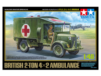 Британський медичний фургон 1/48 Austin K2/Y Ambulance Tamiya 32605 , збірна модель фургон Остін Тамія TAM32605 фото