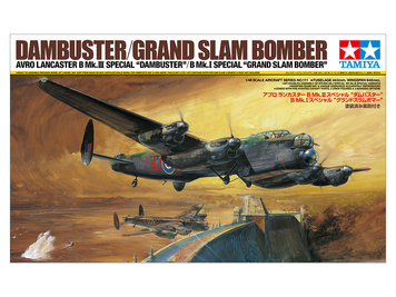 Британський бомбардувальник 1/48 Avro Lancaster BI/III Dambusters Tamiya 61111 , збірна модель Ланкастер Тамія TAM61111 фото