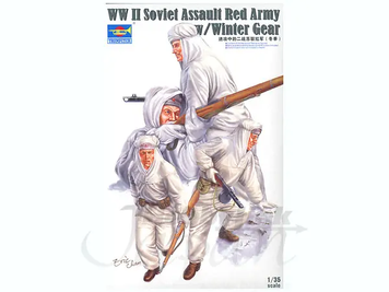 Советская пехота 1/35 WWII Soviet Red Army Trumpeter 00414 , сборная модель пехота Трумпетер TR00414 фото