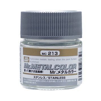 Акрилова фарба Mr.Metal Colors Нержавіюча сталь (Stainless) Mr.Hobby MC213 MC213 фото