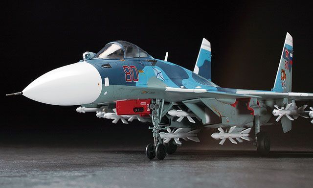 Збірна модель 1/72 радянський палубний винищувач Су-33 Flanker D Hasegawa 01565 HS01565 фото